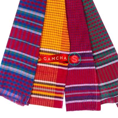 Traditional Multi-Color Cotton Gamcha – Handcrafted Vibrant Collection